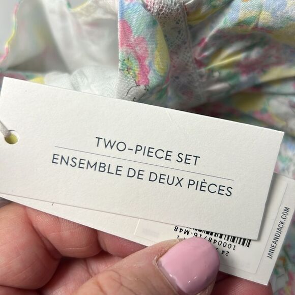 Janie and Jack 100048716 Baby Floral Ruffle Matching Set size 0-3 months NWT - Picture 11 of 14